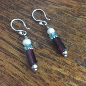 NWOT Sundance Gemstone Dangle Earrings